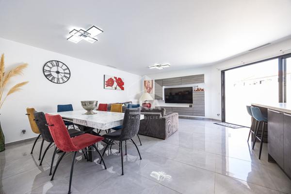 À vendre à Cabestany : Maison contemporaine de 2024 - plain pied - 3 faces