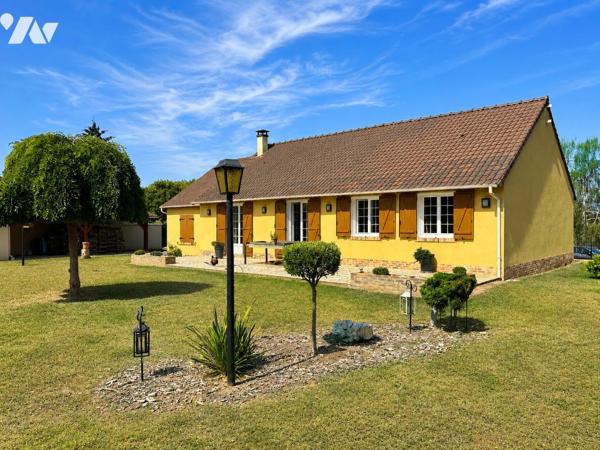 Maison de plaind-pied de 105 avec garage / atelier