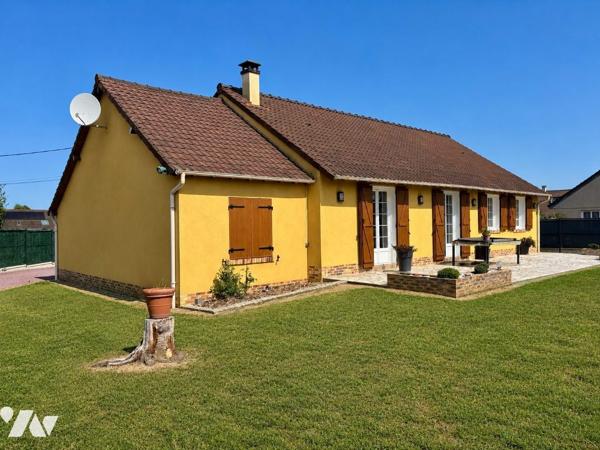 Maison de plaind-pied de 105 avec garage / atelier