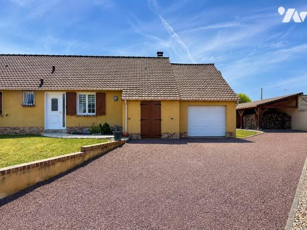 Maison de plaind-pied de 105 avec garage / atelier