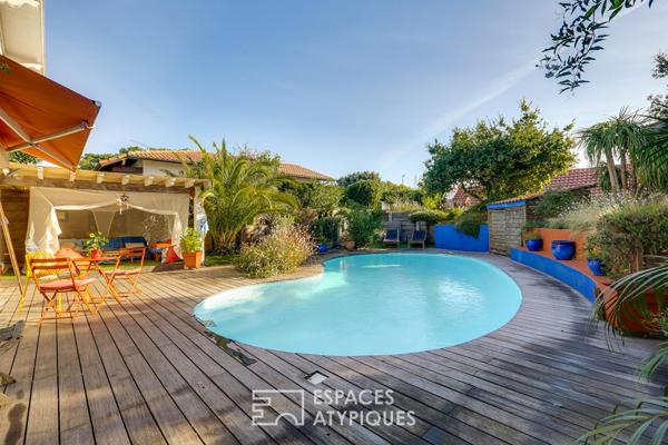 Villa avec piscine à quelques pas des plages