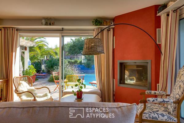 Villa avec piscine à quelques pas des plages
