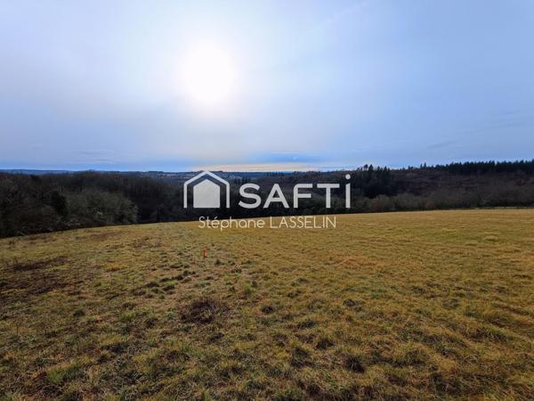 Terrain constructible sur la commune du ROC 46 avec CU et réseaux à proximité