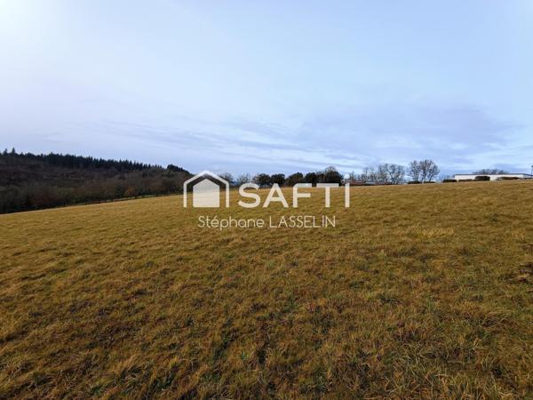 Terrain constructible sur la commune du ROC 46 avec CU et réseaux à proximité