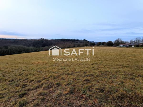 Terrain constructible sur la commune du ROC 46 avec CU et réseaux à proximité