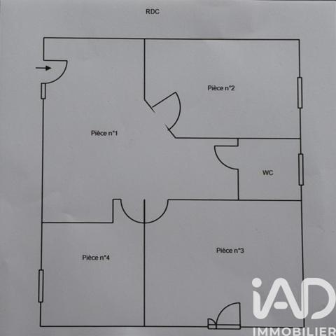 Maison à vendre 3 pièces 73,8 m² Le Blanc