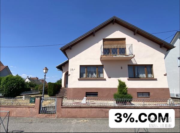 3%COM Maison avec 4 chambres jardin et garage  Mommenheim (67670)