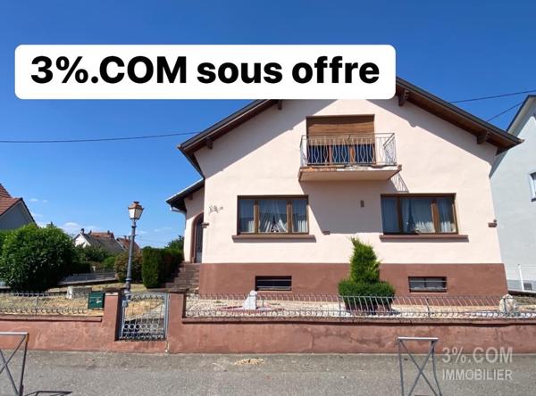 3%COM Maison avec 4 chambres jardin et garage  Mommenheim (67670)