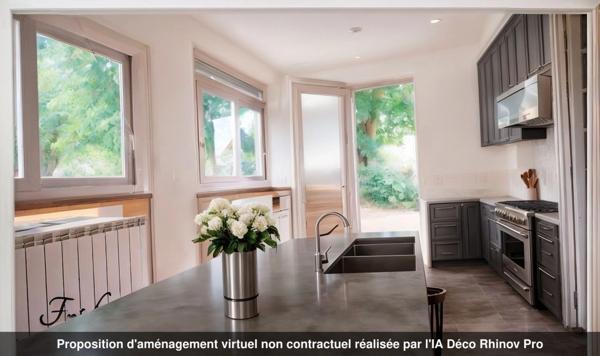 Maison avec jardin à vendre 4 pièces + grenier aménageable à SAINT FLORENT SUR CHER (18)