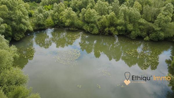 Votre coin de paradis halieutique — plan d'eau de 7 000 m² à Jaucourt