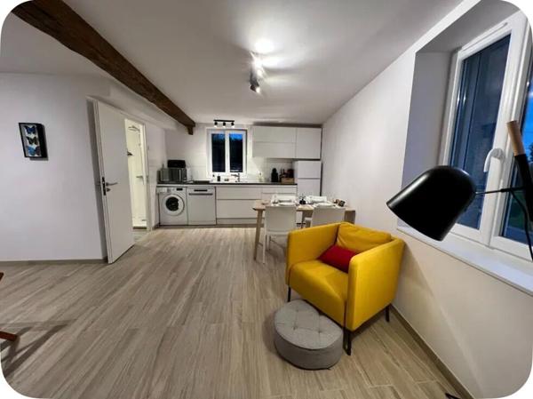 A LOUER - BOUTENCOURT Appartement meublé avec jardin et place de stationnement - 41.66 m2
