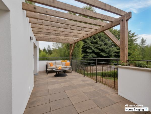 Magnifique appartement avec terrasse sans vis-à-vis à deux pas de la gare