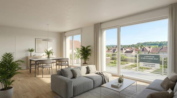 appartement à vendre 4 pièces COULOMMIERS (77)