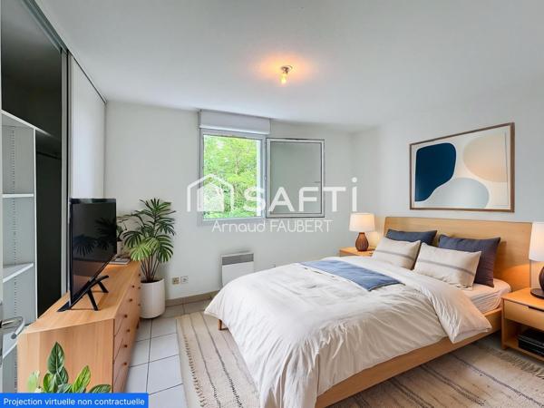 Maison deux chambres avec jardin arboré et parking