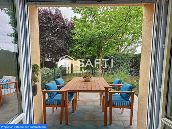 Maison deux chambres avec jardin arboré et parking