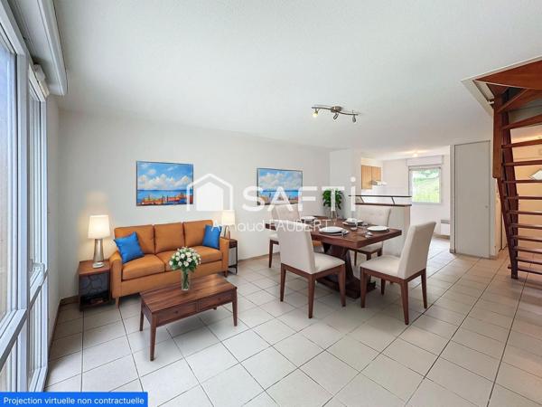 Maison deux chambres avec jardin arboré et parking