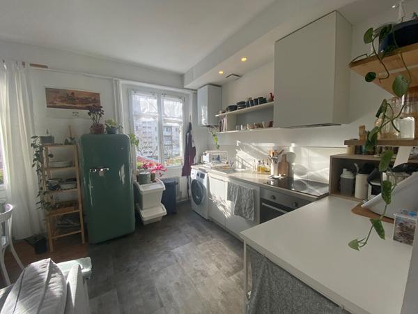 A VENDRE NANTES/MONSELET Appartement ancien 2 chambres