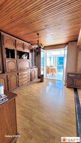 Pavillon INDIVIDUEL de 113m² habitable de PLAIN PIED très LUMINEUX avec SOUS SOL COMPLET et parcelle d'environ 1800m²