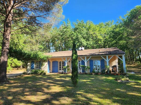 Belle villa de plain pied avec cadre exceptionnel -  à vendre -  4 pièces - proche de MONFLANQUIN 47150 (Lot-et-Garonne)