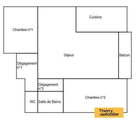 Appartement 3 pièces                                        - 44100 Nantes - Canclaux - Mellinet Réf : 131236
