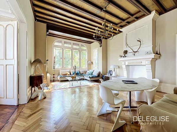 Ref. 1374 : Appartement T4 de caractère avec vue Bassin et jardin en Ville d’Hiver à Arcachon
