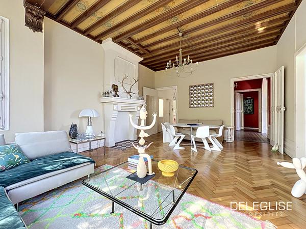 Ref. 1374 : Appartement T4 de caractère avec vue Bassin et jardin en Ville d’Hiver à Arcachon