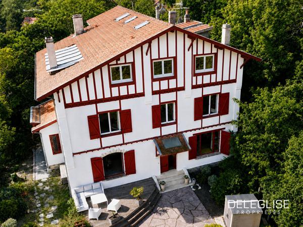 Ref. 1374 : Appartement T4 de caractère avec vue Bassin et jardin en Ville d’Hiver à Arcachon