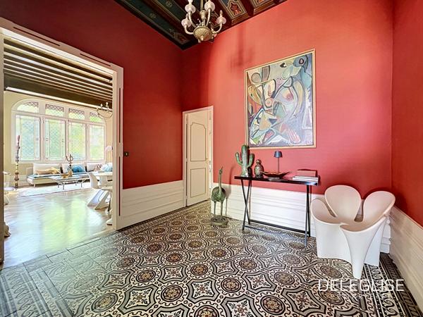 Ref. 1374 : Appartement T4 de caractère avec vue Bassin et jardin en Ville d’Hiver à Arcachon