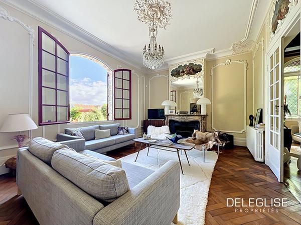 Ref. 1374 : Appartement T4 de caractère avec vue Bassin et jardin en Ville d’Hiver à Arcachon