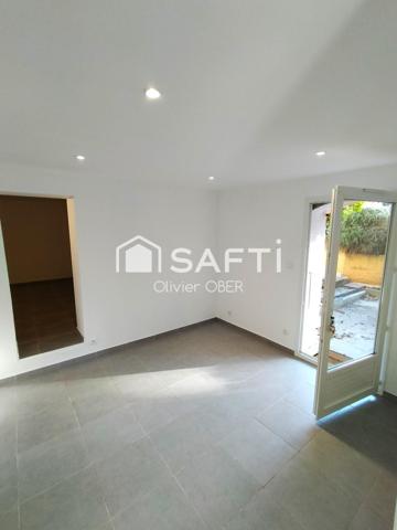 Appartement T2 Bis (50m² habitable) en rez-de-jardin à Six-Fours-les-Plages avec jardin privatif (62 m²) à l'orée de la forêt de Janas