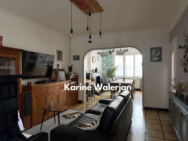 Courrières (62710) MAISON 132 m2, 4 CHAMBRES GRAND GARAGE DEPENDANCE JARDIN