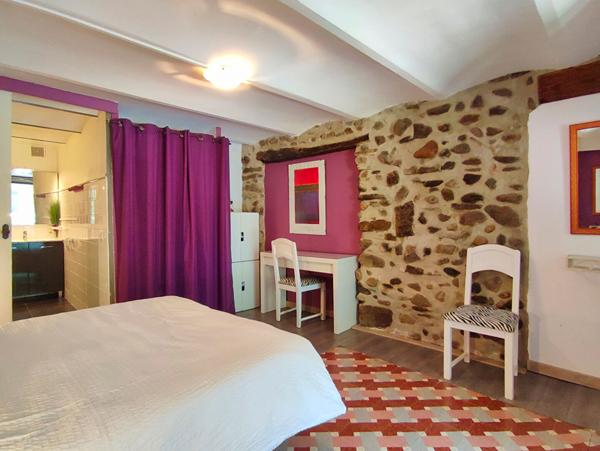 Maison de village au calme : charme de l'ancien, confort moderne, potentiel de revenus. Besseges