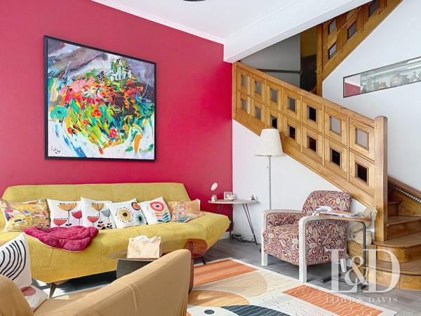 ROYAN HYPER CENTRE :  maison de ville 122 m², 3 chambres avec jardin et garage