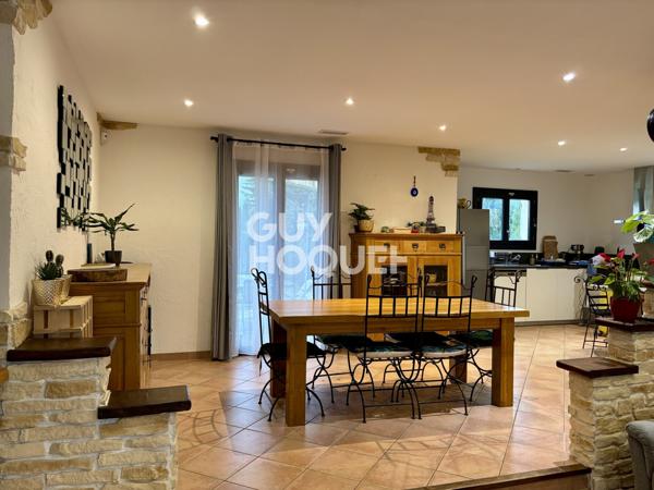 Villemoustaussou - Maison 145 m² 5 chambres, garage, piscine sur terrain 1890 m²