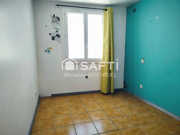 Appartement rez-de-chaussée cœur de ville florensac 65m²
