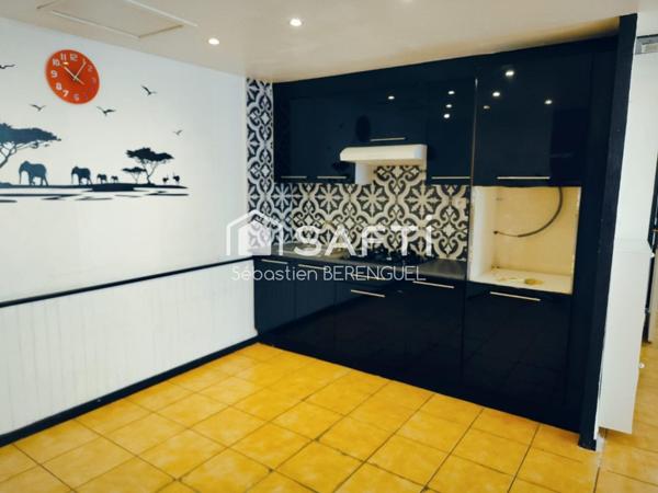 Appartement rez-de-chaussée cœur de ville florensac 65m²