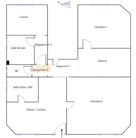 Vente Appartement61,78 m² - 3 Pièces - VILLENEUVE SAINT GEORGES (94190)