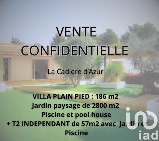 Maison à vendre 6 pièces 186 m² La Cadière-d'Azur