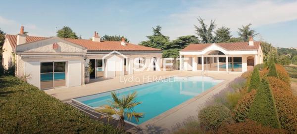 Domaine d'exception arboré et clos avec 2 habitations sans vis-à-vis à 1 km de Ruffec