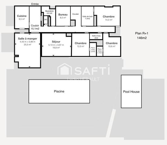 Domaine d'exception arboré et clos avec 2 habitations sans vis-à-vis à 1 km de Ruffec