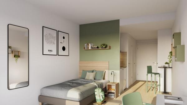 Appartement T1 KLEEZI | LOUIS GUILLOUX Rennes | Lamotte
