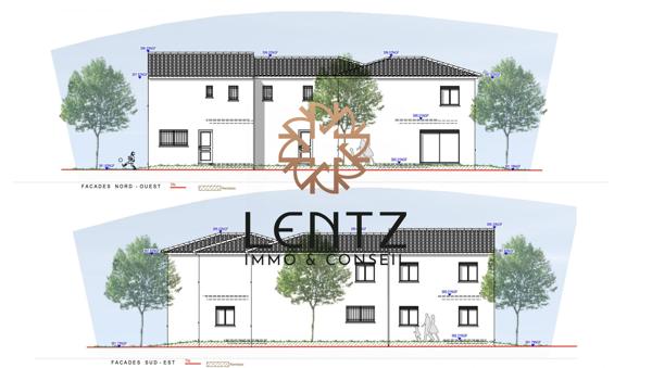 Dans quartier recherché, maison de 86,68 m² avec jardin et parkings