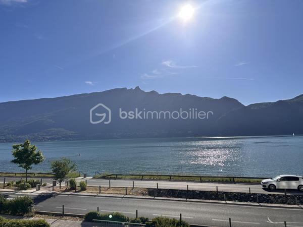 Charmant T2 de plus de 47 m² situé au 1er étage, bénéficiant d’une vue imprenable sur le lac du Bourget et la Dent du Chat. 
Le logement dispose d'une climatisation et d’un chauffage individuel par pompe à chaleur réversible, garantissant confort été comme hiver.
Entièrement rénové avec goût. Idéalement pour de la location courte durée ou résidence principale.

Il se compose de la manière suivante :
Une entrée accueillante,
Une salle de bains fonctionnelle,
Un WC séparé avec rangements,
Une chambre équipée d’un grand dressing avec portes miroir,
Une cuisine lumineuse, aménagée et entièrement équipée : plaque électrique 2 feux, hotte, four, réfrigérateur et lave-vaisselle,
Un espace buanderie.
Un couchage supplémentaire intégré dans le couloir grâce à un lit coffre une place, pratique et discret,
Une belle pièce de vie pleine de charme avec son arcade donnant sur une large baie vitrée s'ouvre sur une vue exceptionnelle, apportant une belle luminosité à l’ensemble de l’appartement.

À VISITER SANS TARDER !