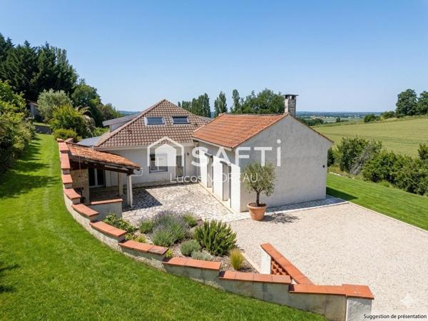 VILLA DE 180 M² SUR LES HAUTEURS DE VILLEBRUMIER