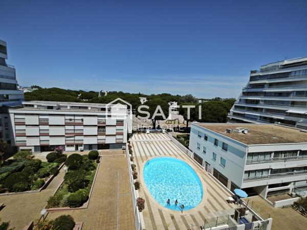 Studio meublé, plage à 400 m, charges incluses