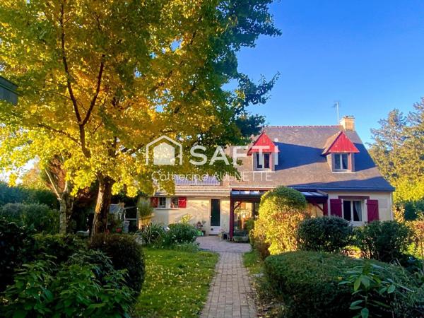 Maison lumineuse de 143m² sur grand jardin arboré