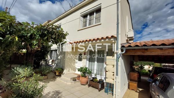 Jolie maison avec jardin, bien équipée et entretenue