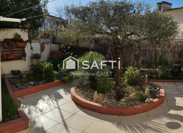 Jolie maison avec jardin, bien équipée et entretenue