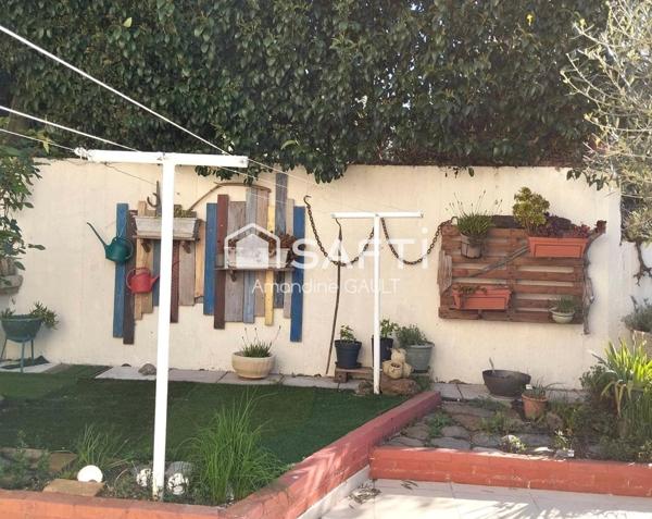 Jolie maison avec jardin, bien équipée et entretenue