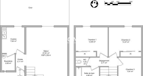 Location Maison 4 pièces 83.08 m² - Les Angles 30133